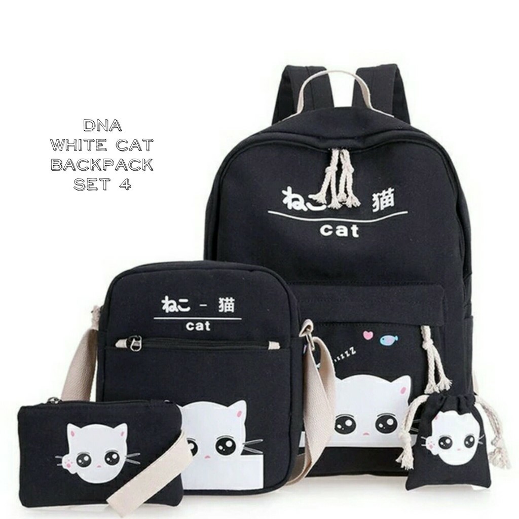 MJS315 - RANSEL CAT MEOW LUCU / RANSEL WANITA