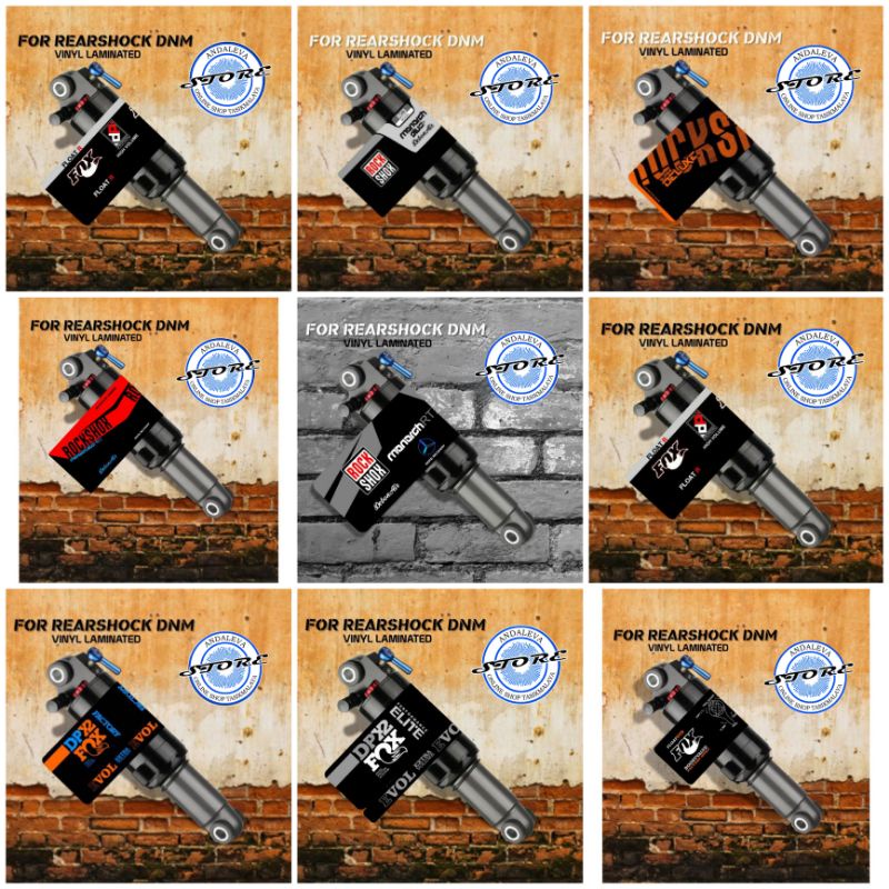 [PROMO] Decal Stiker Rearshock Sepeda Rocxshok Fox / Sticker Rearshock Sepeda All varian Terbaru - S