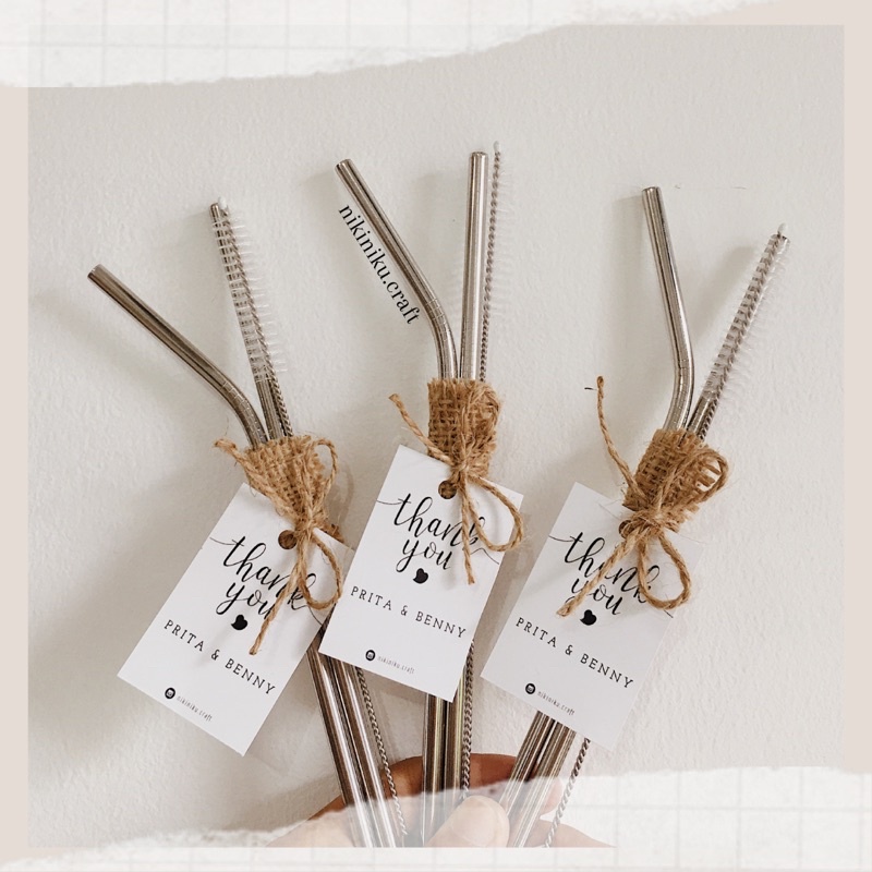 SOUVENIR SEDOTAN STAINLESS MURAH / SEDOTAN STAINLESS / SOUVENIR UNIK / SOUVENIR MURAH