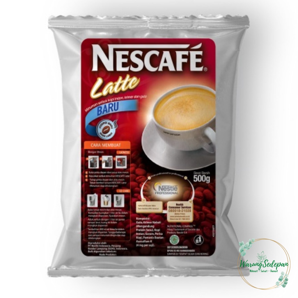 

Nestle Professional Nescafe Latte 500 gr Minuman Kopi ala Resto dan Hotel