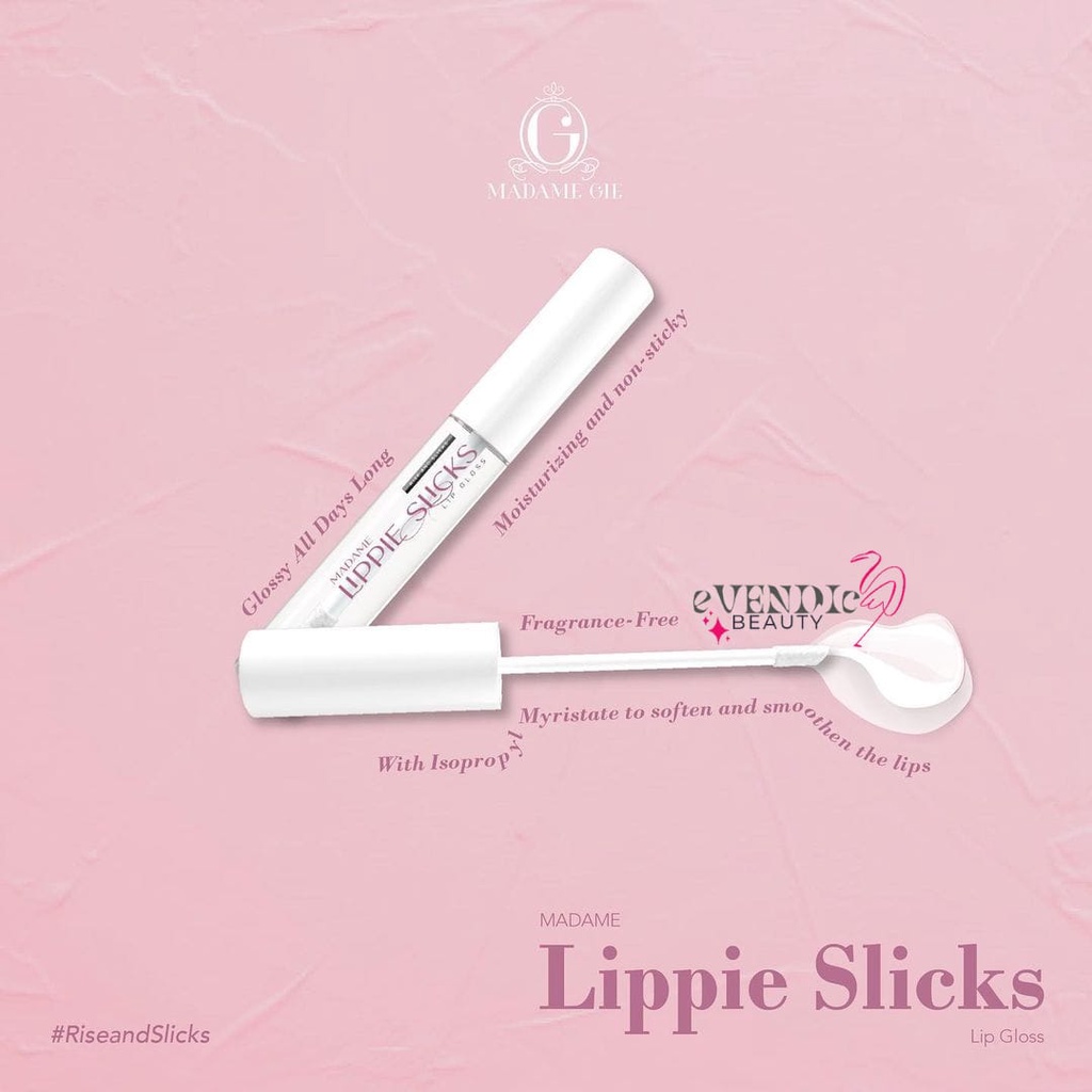 MadameGie Lippie slick | Madame Gie - Make Up Lip Gloss glossy