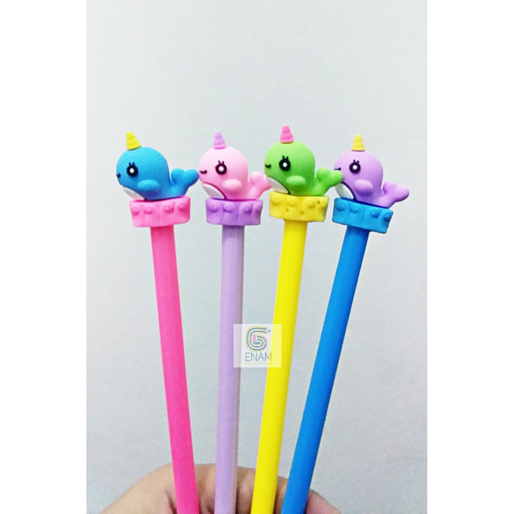 

Pen Gel Bentuk Paus Tanduk A-196 1Pcs