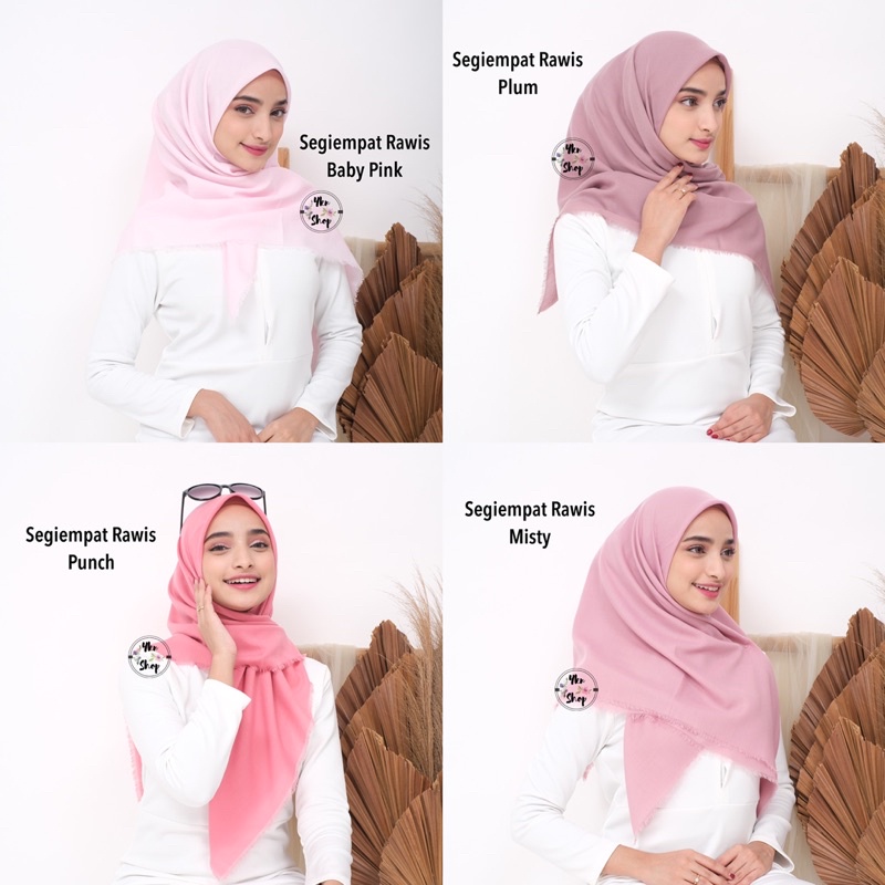 Jilbab Katun Rawis Segiempat Saudia