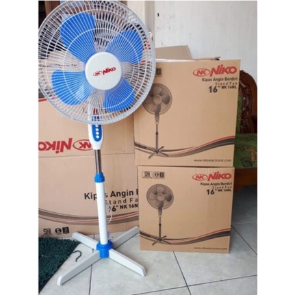 NIKO Kipas Angin Berdiri 16&quot; Stand Fan 16 Inch NK-16NL Kaki Silang