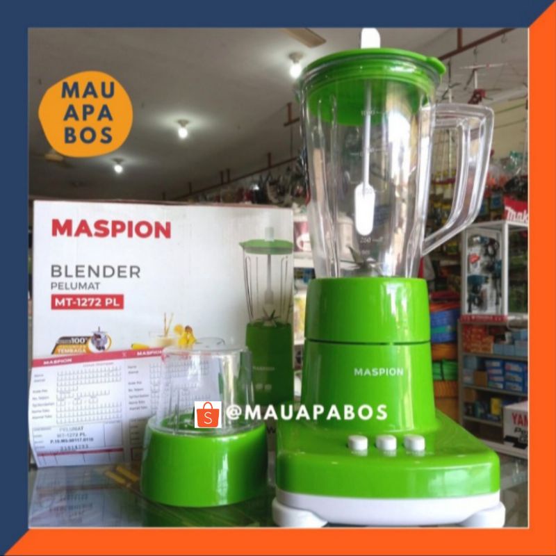 Maspion MT-1272 PL Blender Plastik Maspion 2 in 1