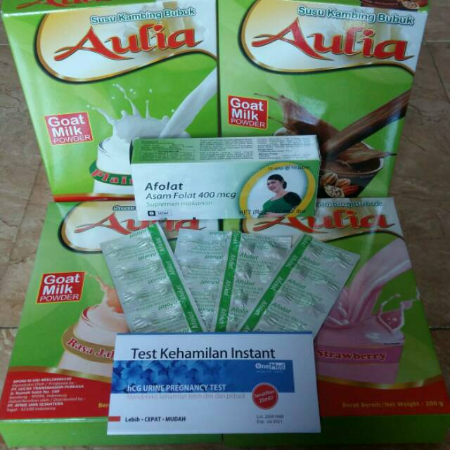 

paket susu aulia + afolat 2 strip (PAKET PROMIL)