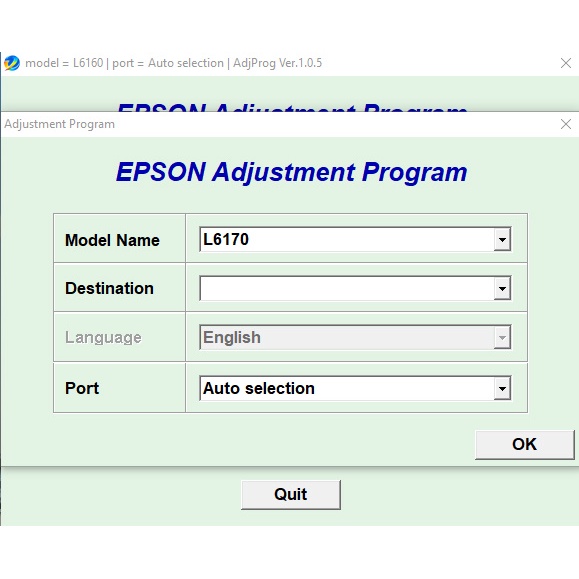 Software RESETTER Epson L6160-L6170-L6176-L6190 + Video Cara Instal Dan Reset Printer