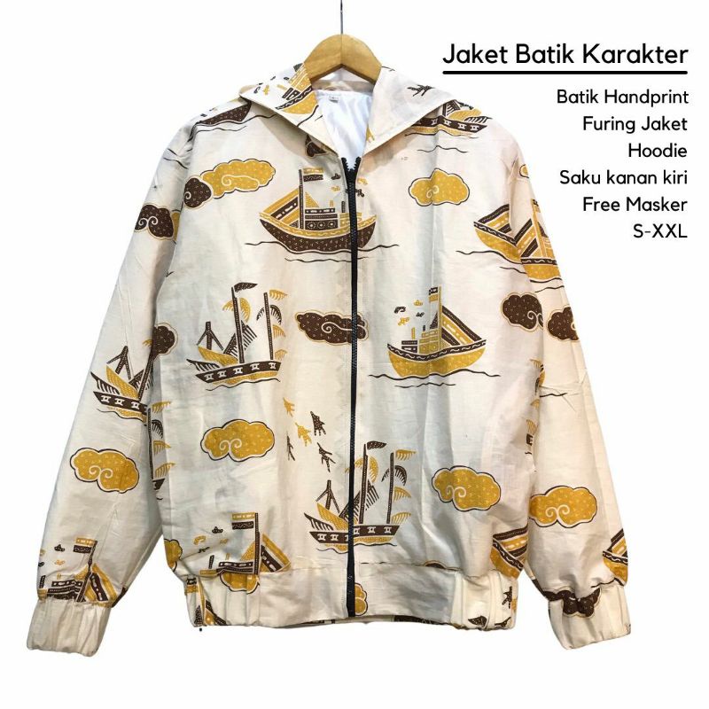 JAKET BATIK KARAKTER JAKET BATIK WANITA