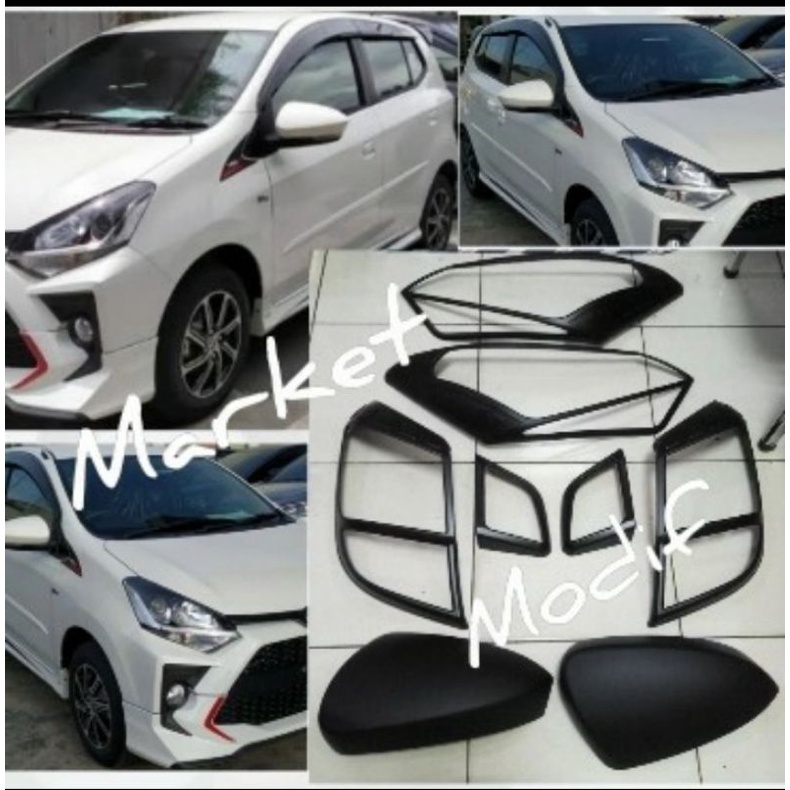 PAKET GARNISH LAMPU COVER SPION AGYA 2021