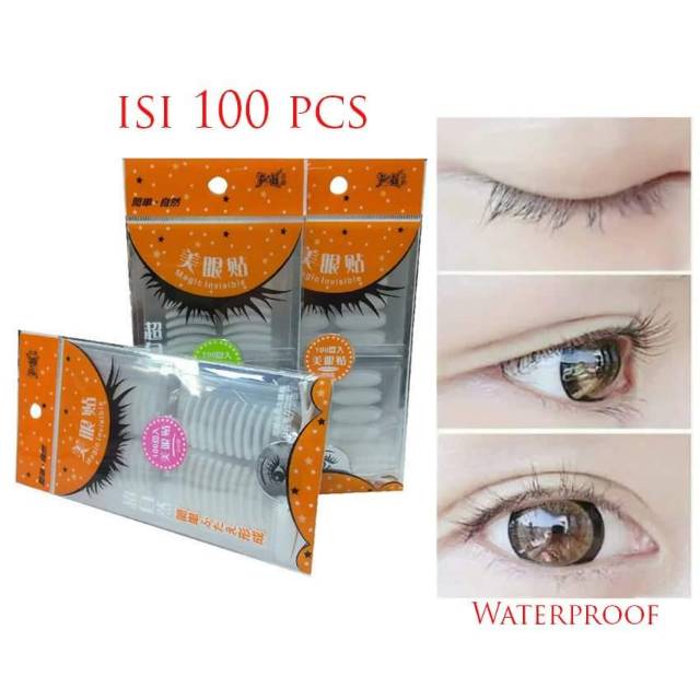 ORIGINAL Skot Mata Eyelid Sticker Mata Cantik (kemasan Orange) lipatan mata