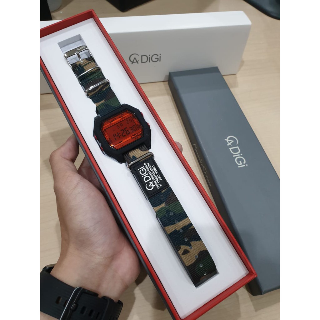 JAM TANGAN ALEXANDRE CHRISTIE AC DIGI 9224 NYLON ORIGINAL