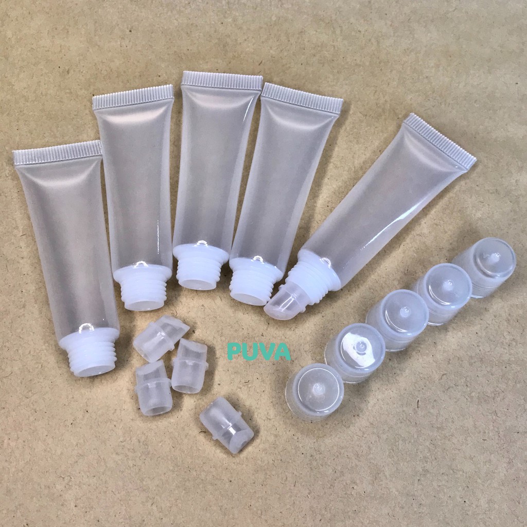 5pcs 5ml Tube Lip Gloss Kosong Refillable untuk Lip Gloss