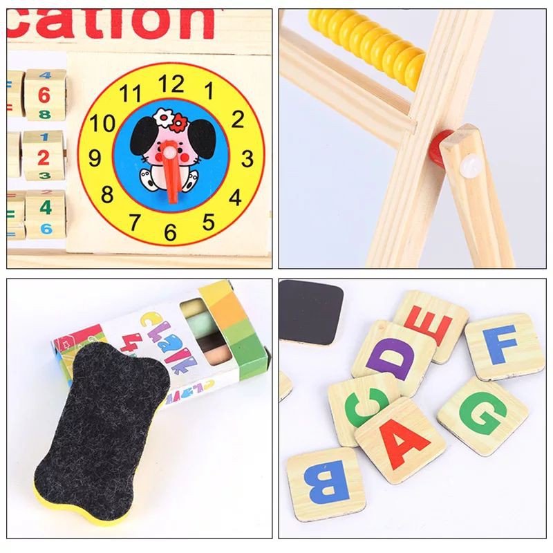 Papan Tulis Anak Magnetic Education Board Papan Mainan Anak Papan Magnet Papan Tulis Magnet Puzzle Magnet  Puzzle Anak Wooden Toys Mainan Kayu Puzzle Huruf