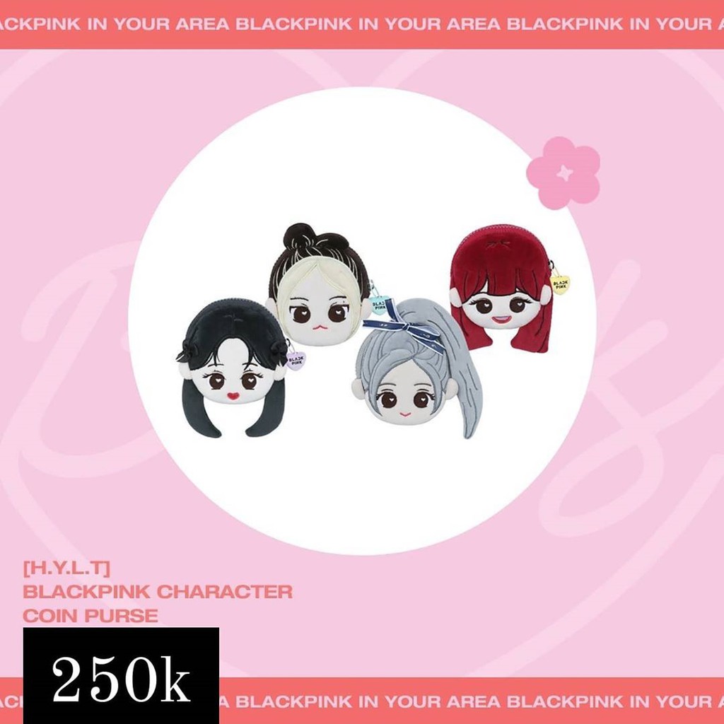 BLACKPINK - HOW YOU LIKE THAT CHARACTER COIN PURSE