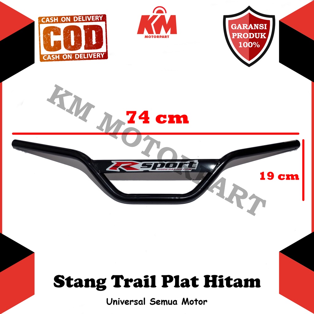 Stang Trail Modif Variasi Universal Semua Motor Stir Setang Tinggi 19 cm