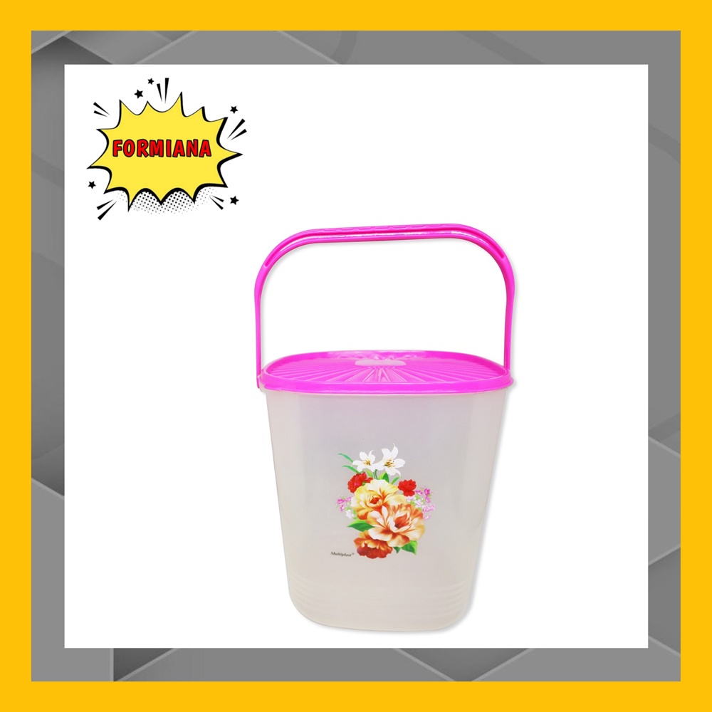 FM - Toples krupuk / snack serbaguna + handle - 6L