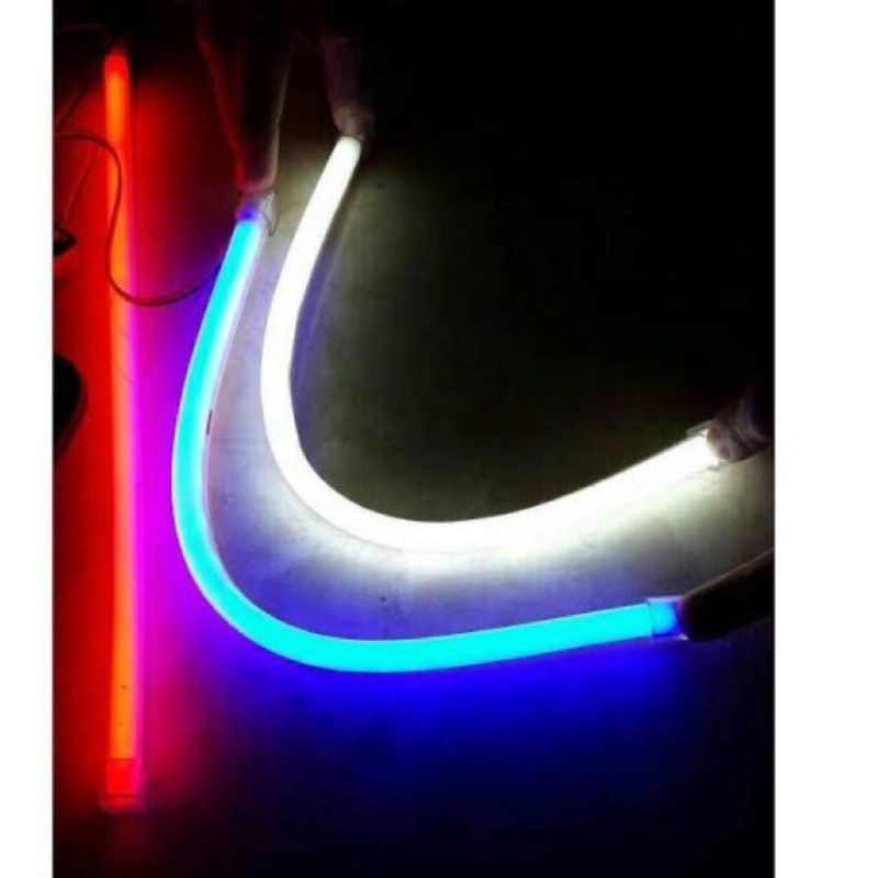 DRL Flexible 30cm Lampu Alis neon Motor Mobil Warna Warni Paling Murah