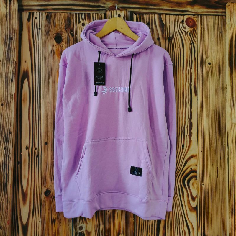 SWEATER HOODIE + ZIPPER Cotton Fleece Gramasi 280