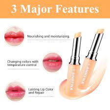 LANBENA Orange Tinted Lip Balm Lip Mask Serum Bibir Pelembab Bibir Fade Lip Lines Temperature Change Moisturizing Nourishing Dryne