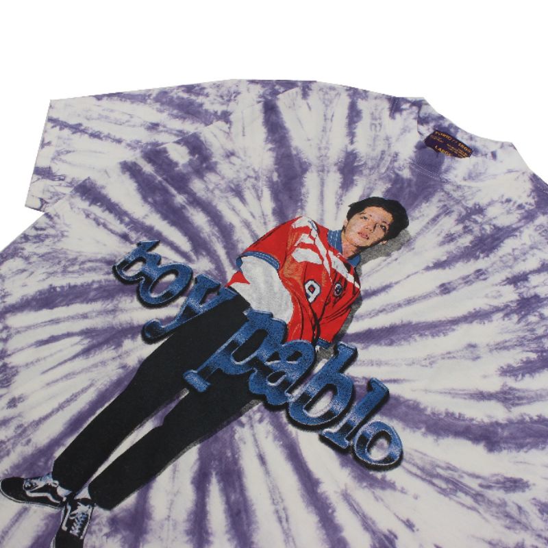 KAOS PRIA OVERSIZE TOXIC1805 BOY PABLO TIE DYE PURPLE PREMIUM TEE