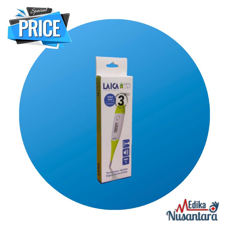 Laica Baby Line Thermometer Digital Flexible TH 3302 Termometer Original Laica TH3302