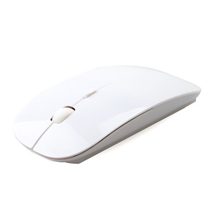 Optical Wireless Mouse Ultra Slim - PUTIH