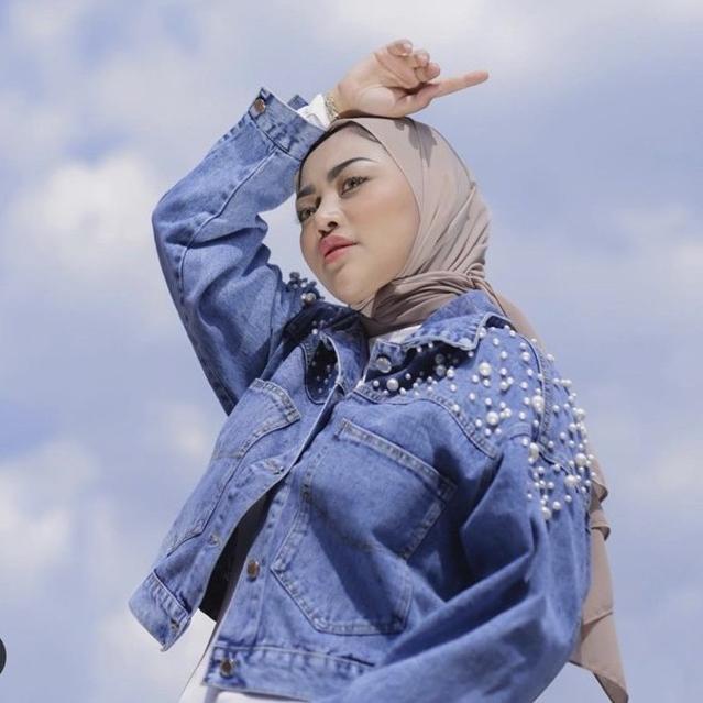 AMR ORIGINAL - JAKET JEANS WANITA MUTIARA - PEARL POCKET 9002 / 9010
