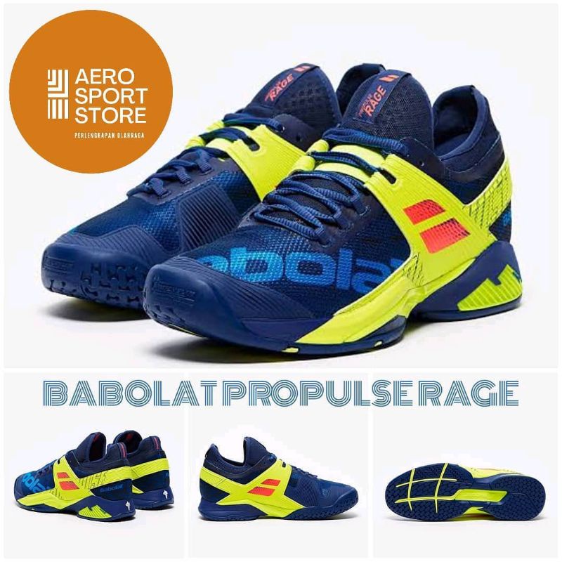 [ SEPATU TENIS LAPANGAN BABOLAT PROPULSE RAGE ]