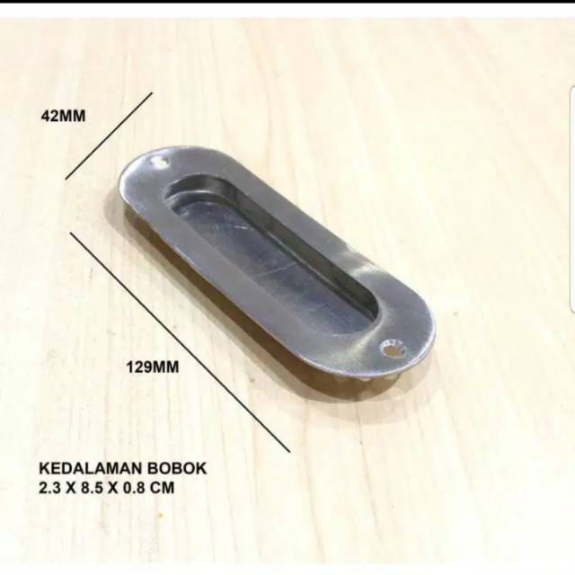 Jual Handle Comen Oval Door Handle Tanam Pintu Aluminium Sliding Handle Tanam Oval Dan Kotak