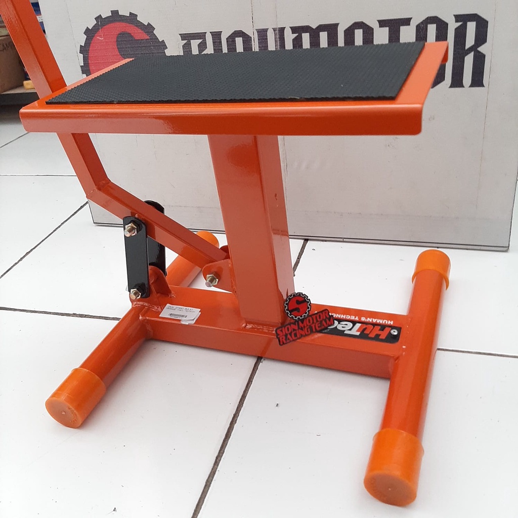 Jack Stand Motocross / JackStand Standar Motor Trail Kaki Bulat Hutech Orange Universal Motor KLX KT