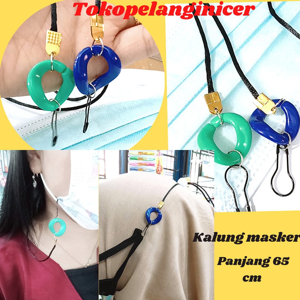 Kalung  Masker Hijab Tali Masker Kalung Mask Chain Strap masker ring Akrilik strap Masker korea