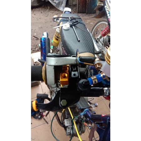 breket dudukan spion GOLD universal honda yamaha kawasi suzuki dll