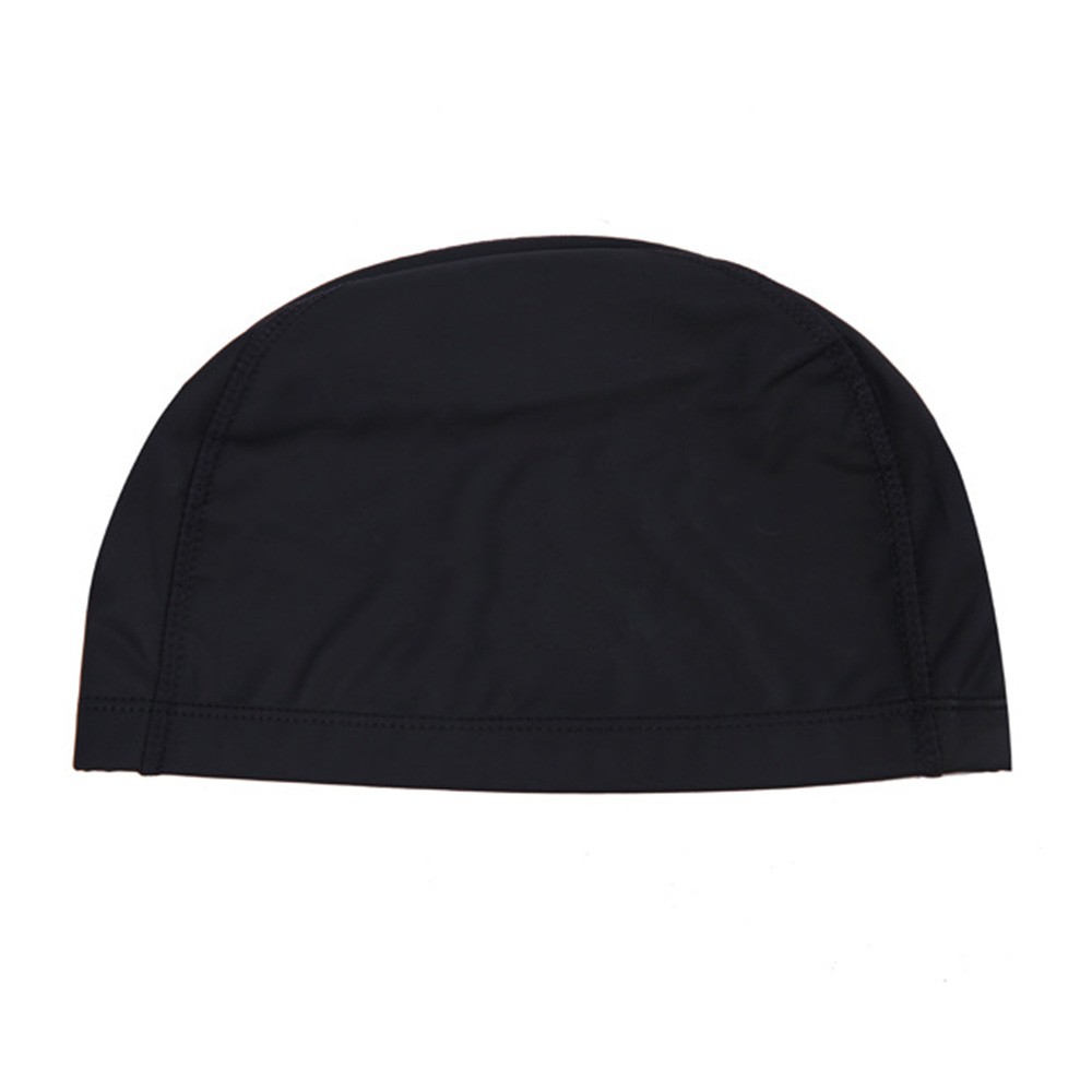 Topi Renang Elastis Anti Air - K490 - Black