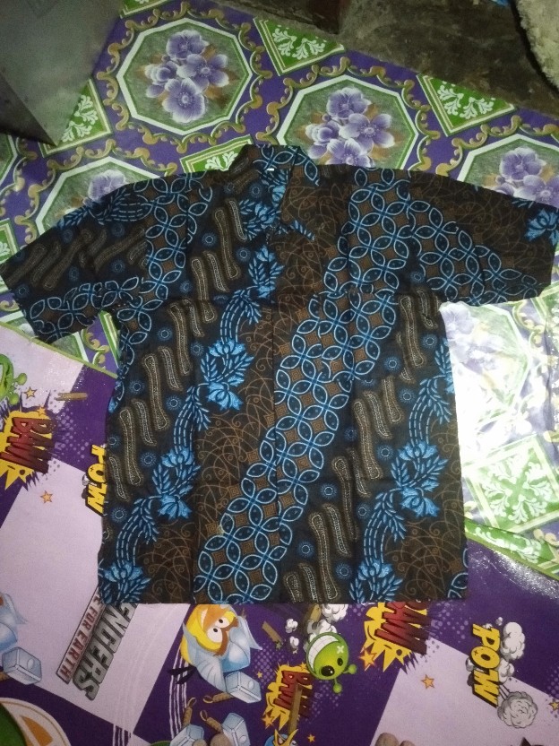 Flash Sale | Kemeja Batik Seno Biru