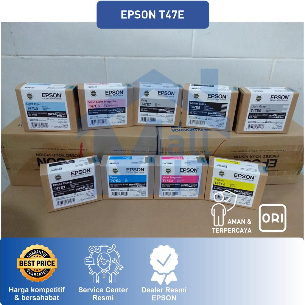 TINTA CATRIDGE EPSON SureColour SC-P903 T47E SERIES T47E1 - T47ED