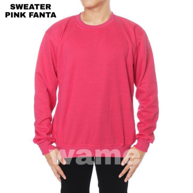 sweter polos katun flecee 2 size S-5XL