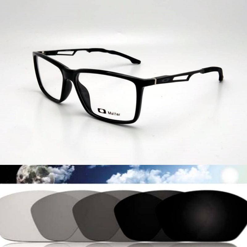 BISA COD Kacamata Minus Pria Photocromic Kotak Sporty