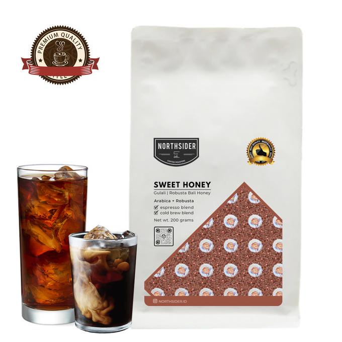 

BIJI KOPI ARABIKA ROBUSTA SWEET HONEY ESPRESSO BLEND -500GR NORTHSIDER