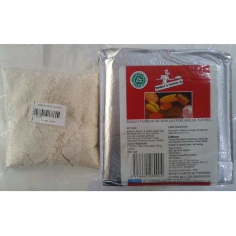 

BAKER BONUS ( BREAD IMPROVER ) / BAKER'S BONUS KEMASAN REPACK 100 GR