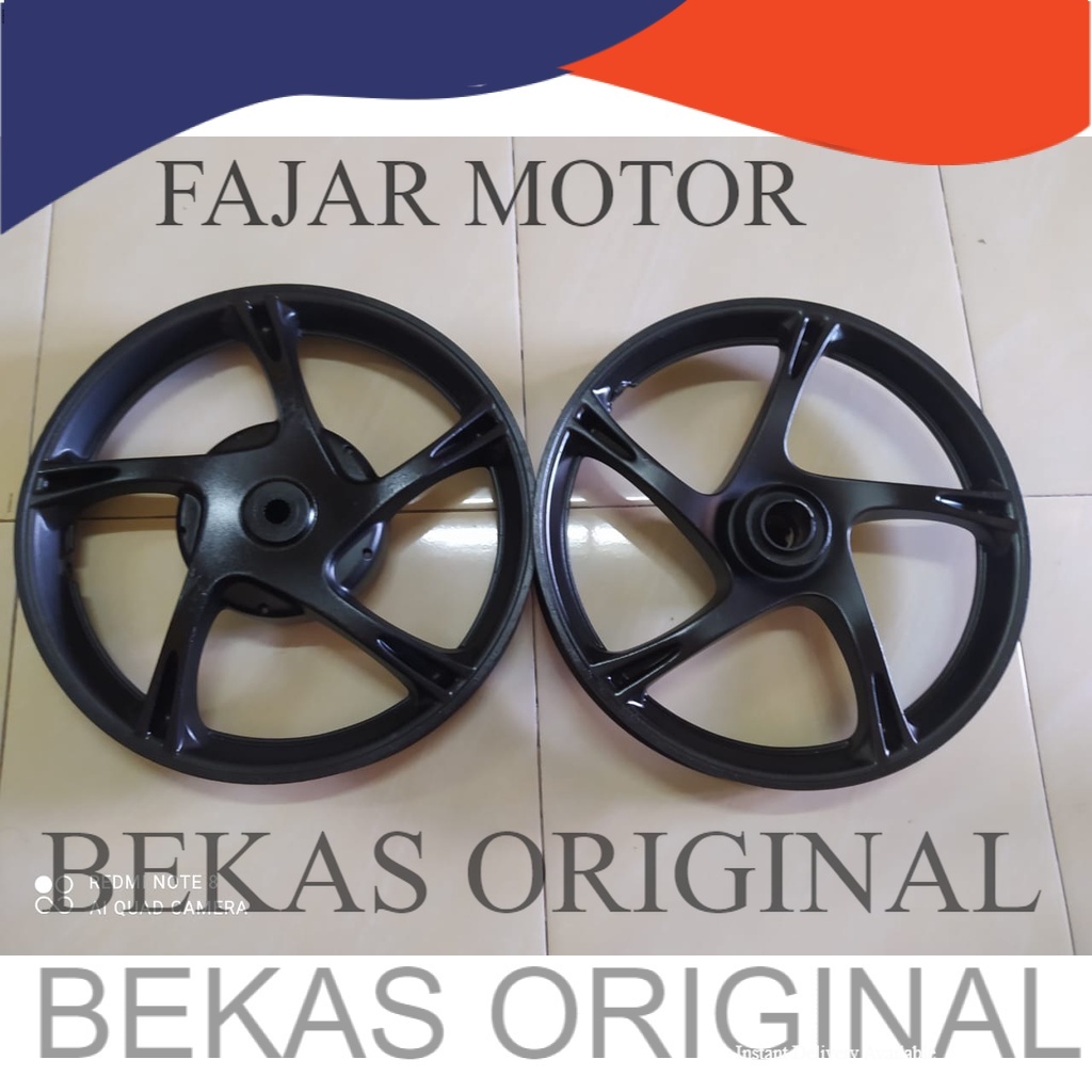 Velg sepasang yamaha mio sporty smile soul karbu original