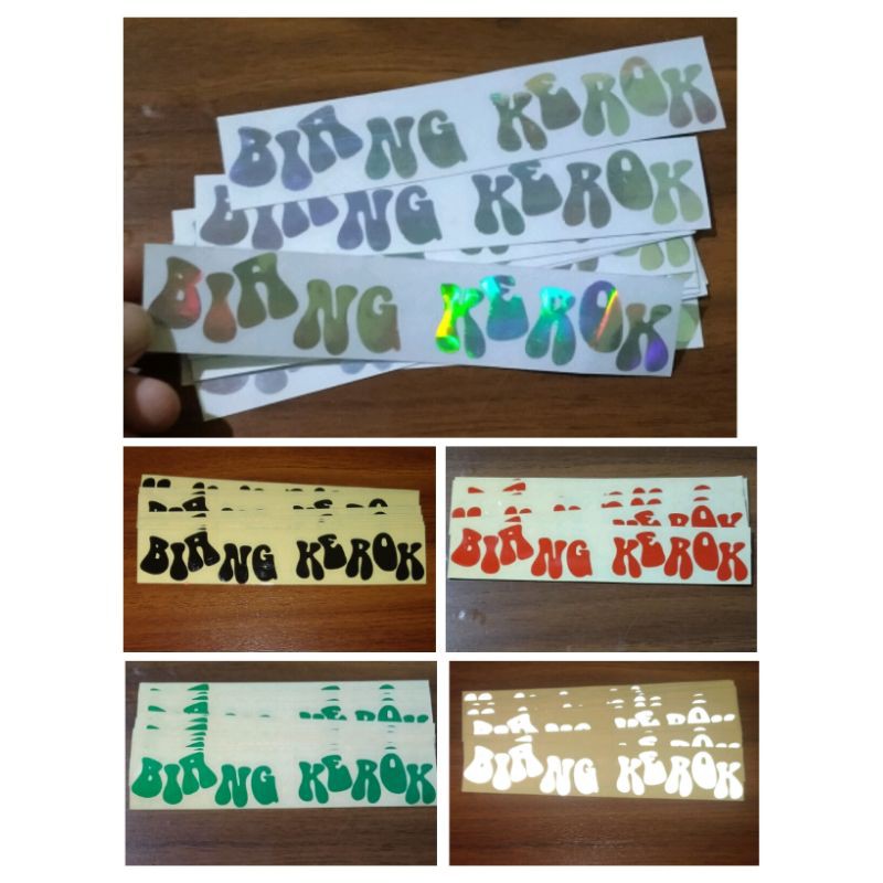 STICKER BIANG KEROK STICKER CUTTING