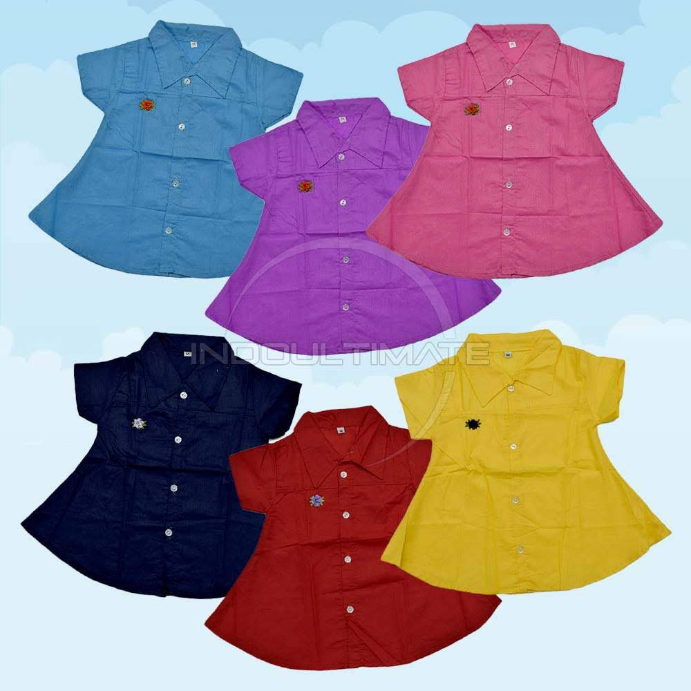 Dress Anak Kemeja Balita Bayi Perempuan Baju Atasan Pakaian Anak baju Bayi Perempuan TRS-0134