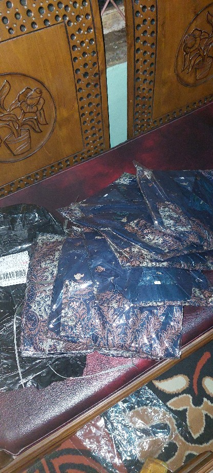 Kemeja Batik Pria Lengan Panjang Pekalongan Motif Terlaris Ready Seragam