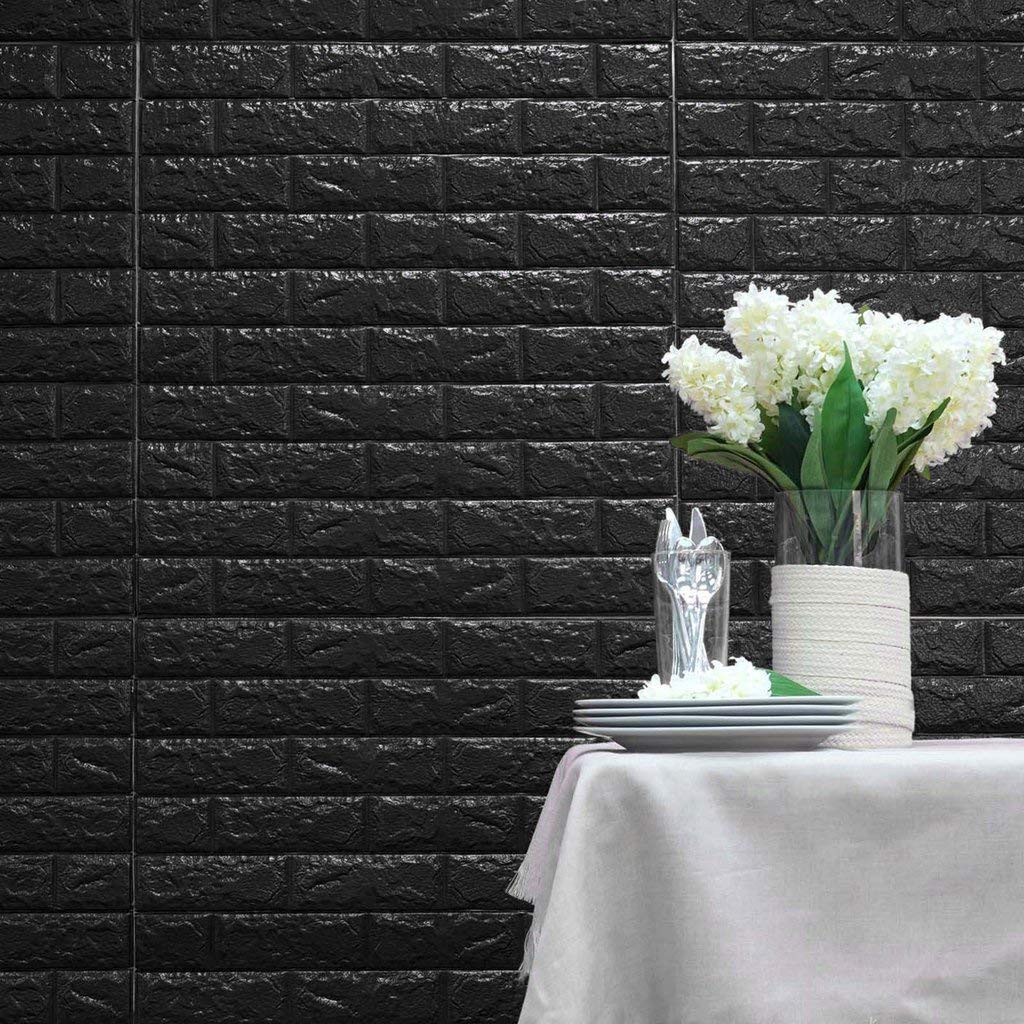 Wallpaper 3D Foam Bata Peredam Suara 70X77Cm Elegant Anti Air Include Lem Wallpaper Ruangan-4