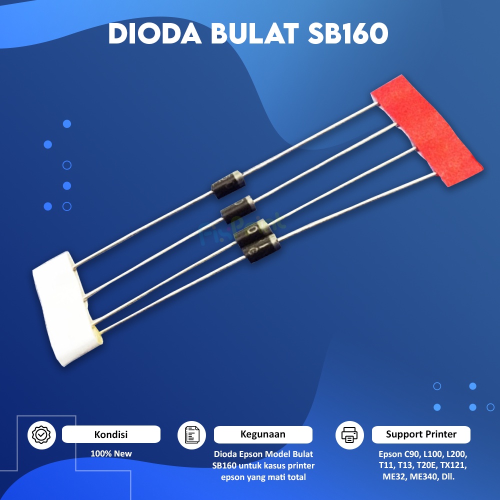 Dioda SB160, Dioda Bulat Epson C90 L100 L200 T11 T13 T20E TX121 ME32 ME340