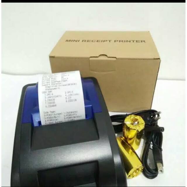 

Thermal Printer Nota Kasir 58mm Print Cetak Struk Nota POS