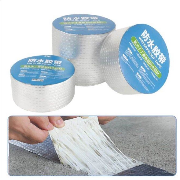 Lakban Anti Bocor 3M Lakban Aluminium Foil Waterproof Tape 5 meter x 5 cm Lem Anti Air Aluminium