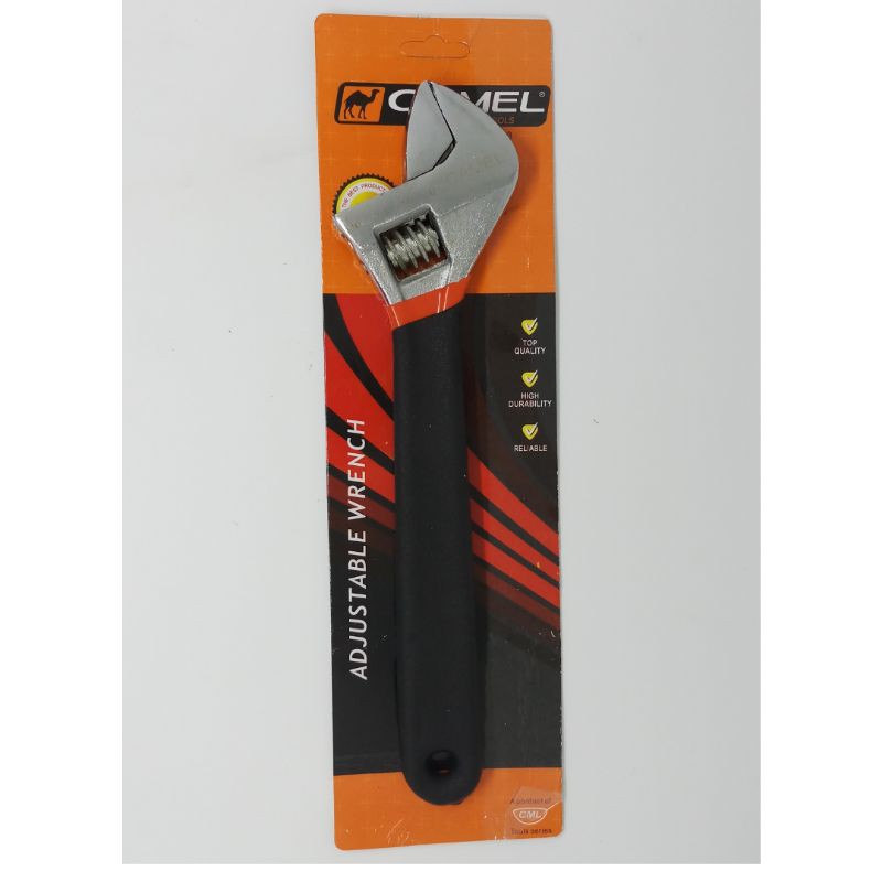 Kunci Inggris 8inci 200mm Pres - Adjustable Wrench 8inch gagang karet