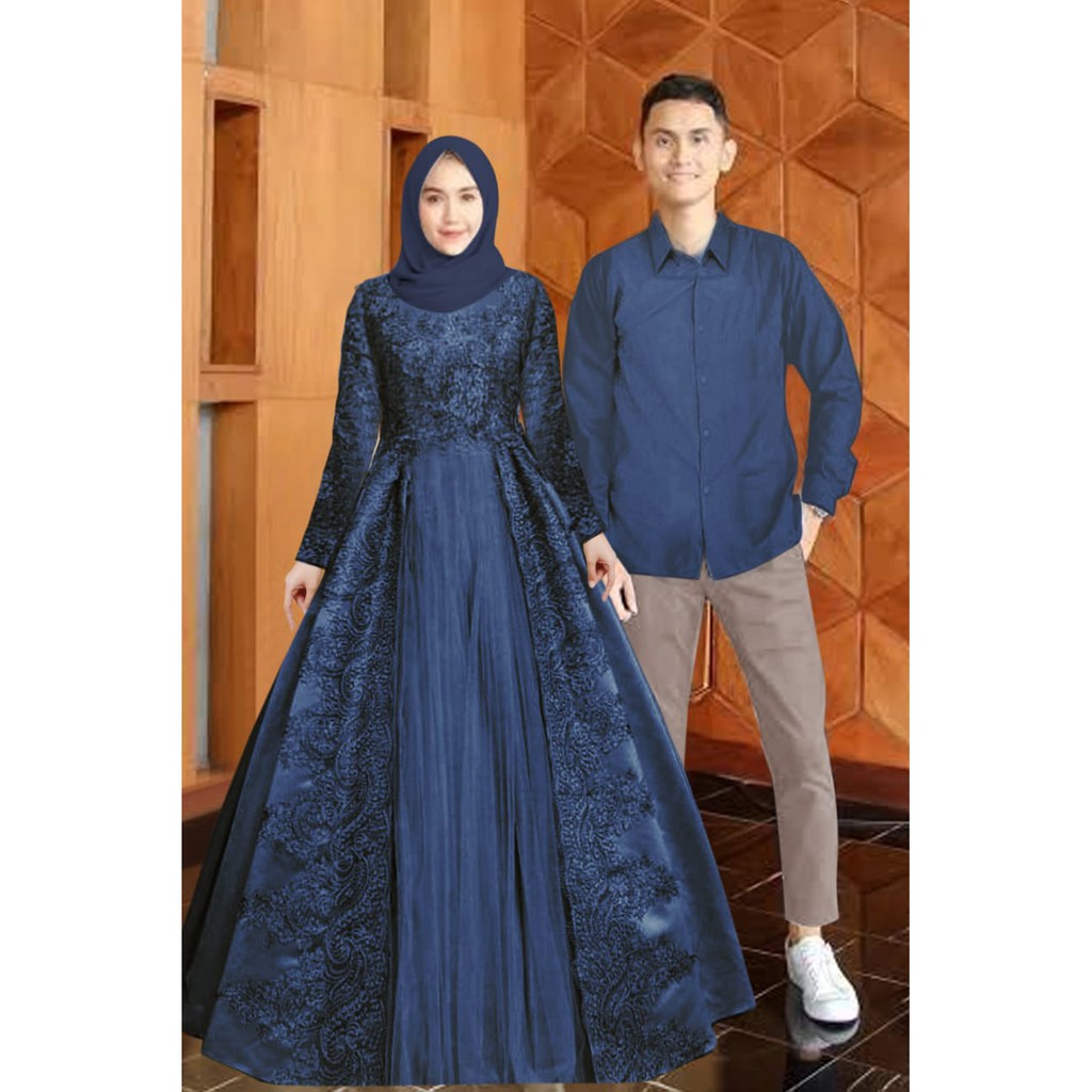 HOPYLOVY - Baju Couple Terbaru Nurlela Brukat