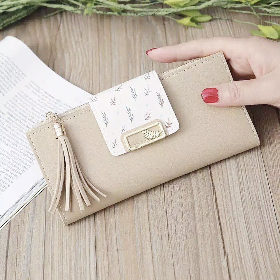 Charyatink - Dompet Kartu Pouch Wanita Terbaru Murah Simple Kekinian Panjang Wanita Korea